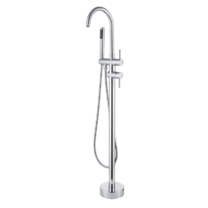 Boisdale Floor Mount Tub Filler In Chrome