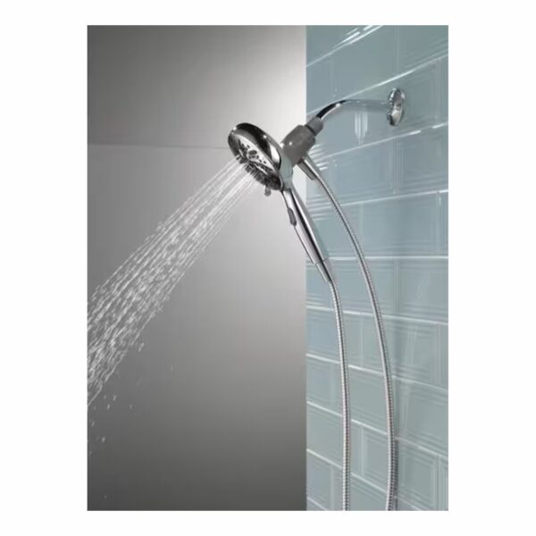 SureDock Magnetic 6-Spray Patterns 1.75 GPM 4.94 in. Wall Mount Handheld Shower Head in Chrome