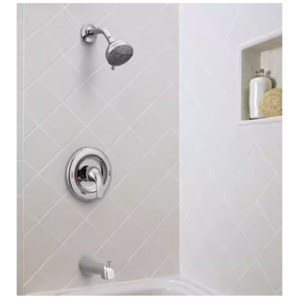 Moen Adler Single-Handle Tub Shower Faucet In Chrome lifestyle