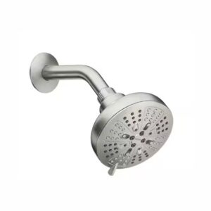 Moen Hydro Energetix 8-Spray 4.75" Fixed Shower Head in Brushed Nickel