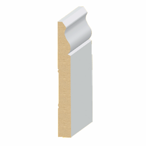 9/16" x 5-1/4" x 16' Ultralight MDF Vintage/Colonial Base
