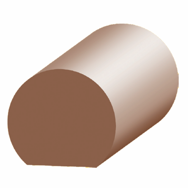 1-1/2 " x 1-11/16" x 16' FJ Doug Fir Flat Bottom Handrail