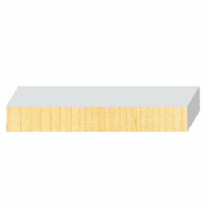 1" x 6" x 8' Primed FJ S4S Board