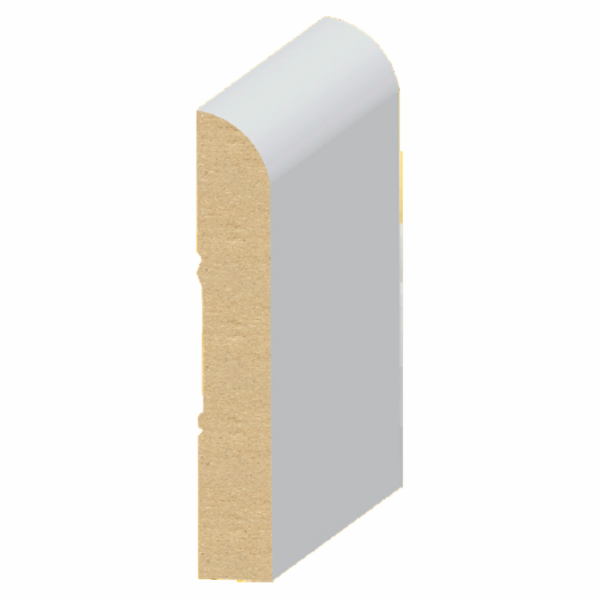 9/16" x 3-1/2" x 16' Ultralight MDF Streamline/Bullnose Base