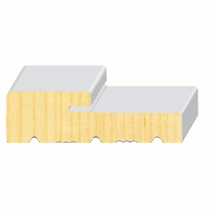 Primed FJ Pine Exterior Frame Side Pair with Weatherstrip Kerf